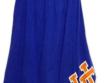 Florida Gators Womens Tube Style Cotton Dress / Beach Cover-up Blue ( Size Large )