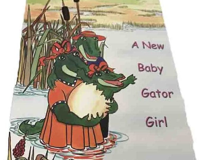 Florida Gators Baby Girl Birth Announcement