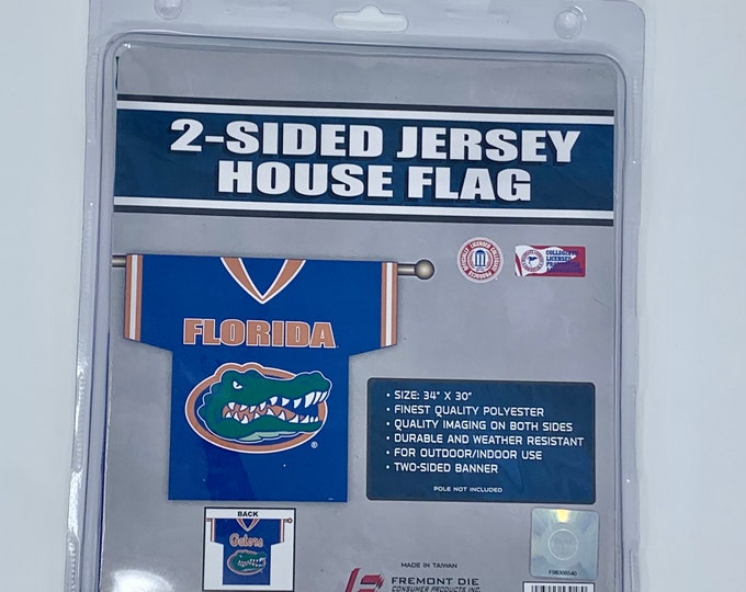 Florida Gators 2-Sided Jersey Banner House Flag