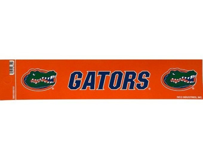 Florida Gators Orange Gators Bumper Sticker