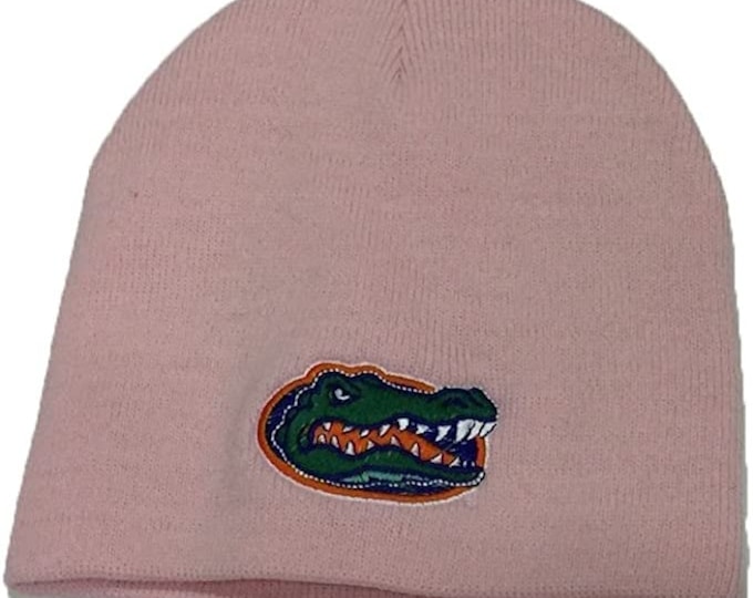 Florida Gators 2 Sided Pink Sock Cap Beanie