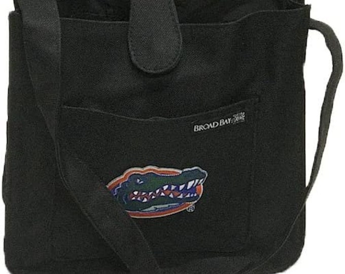 Florida Gators Black Embroidered Shoulder Purse