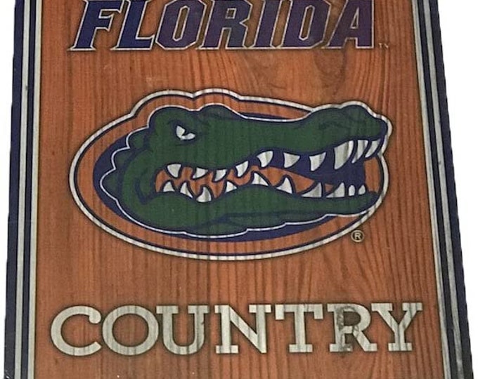 Florida Gators 13 3/8" x 10 7/8" Florida Country Sign