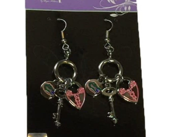 Florida Gators Alyssa Milano Touch Key Lock Earrings