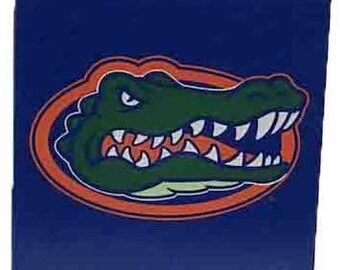 Florida Gators Blue Head Logo Tile ( Choose Size and Style )