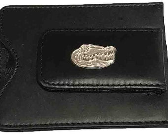 NCAA Florida Gators Zep-Pro Pull-Up Leather Trifold Embossed Wallet Brown