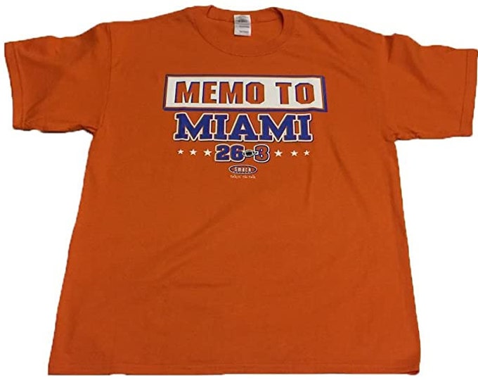 Florida Gators Memo to Miami Score T-Shirt
