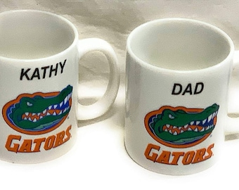 Florida Gators Personalized 11 oz Mug S - Z