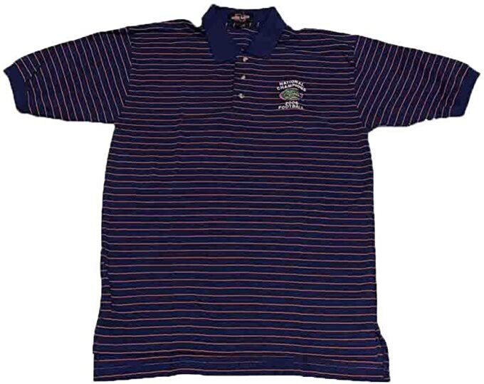 Florida Gators 2006 National Champions Striped Polo