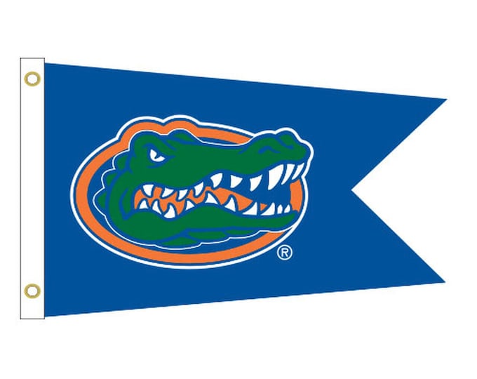 11” x 17” Florida Gators 2 - Sided Boat Flag With Grommets