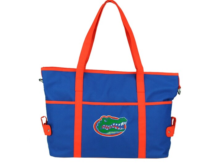 Florida Gators 13" L x 9" H x 4" W Orange and Blue Tote