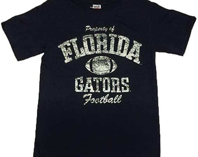 Florida Gators Navy Football T - Shirt Tee