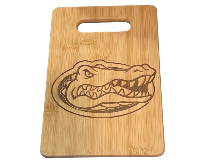 11.5” x 8.75” Cutting Board Engraved with the Head Logo