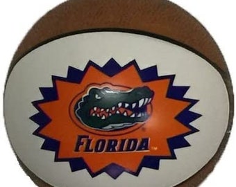 Florida Gators Orange & Blue Basketball Ornament