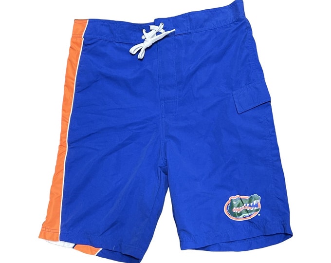 Florida Gators Boys Orange / Blue and White Board Shorts (Size XL (20))