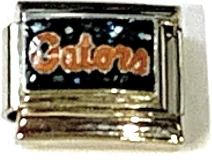 Florida Gators Glitter Script Link for Bracelet