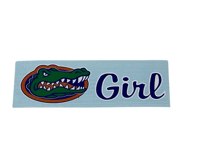 Florida Gators 4" Gator Girl Decal