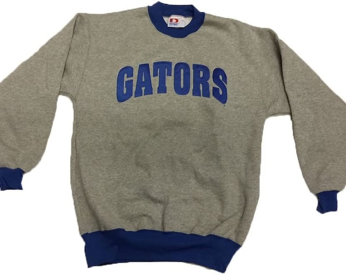 Florida Gators Dodger Gray Sweatshirt with Blue Ringer