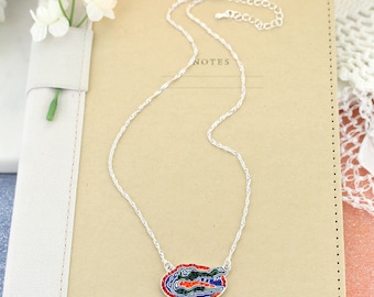 Florida Crystal Logo Necklace