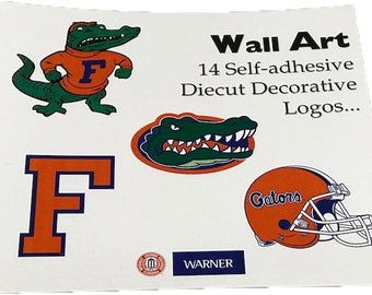 Florida Gators 14 Die Cut Wall Art Logos