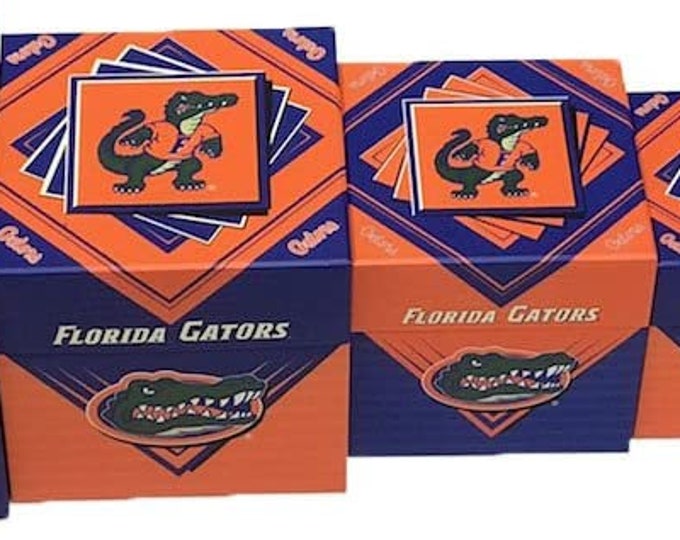 Florida Gators 5 Nested Square Boxes