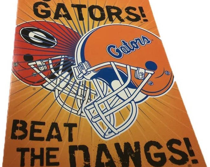 Florida Gators Beat the Dawgs Card