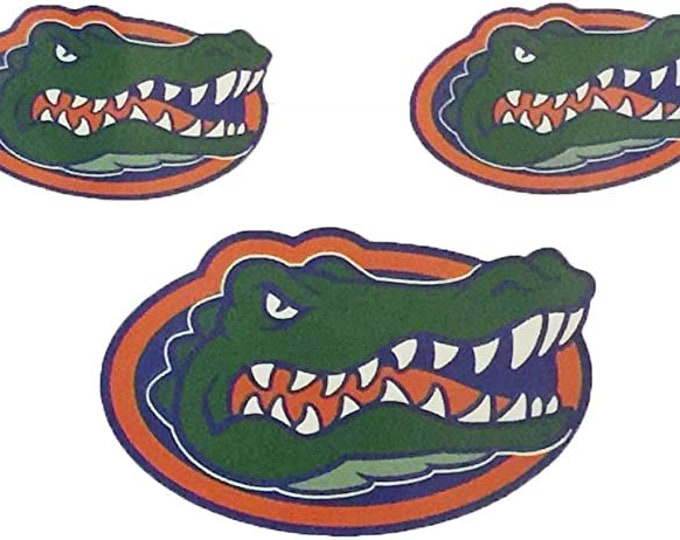 Florida Gators 3 Head Logo Decals