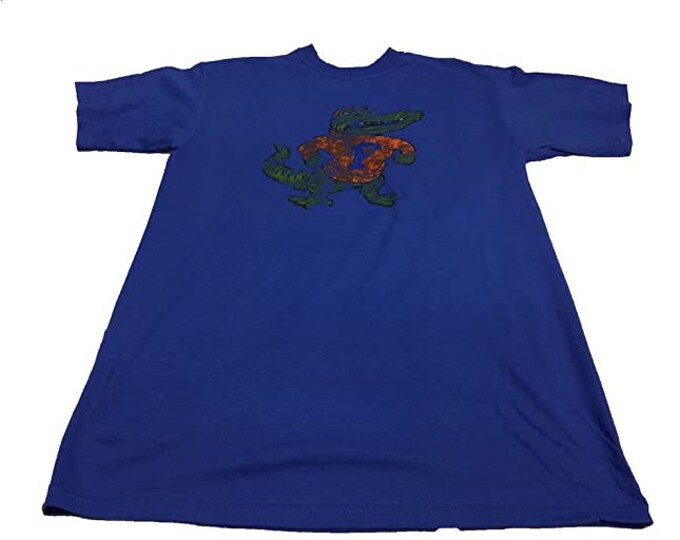 Florida Gators Blue Distressed Albert T-Shirt Tee