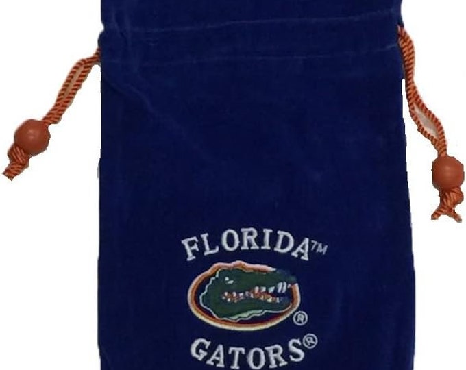 Florida Gator 14" x 7" Velvet Gift Bag