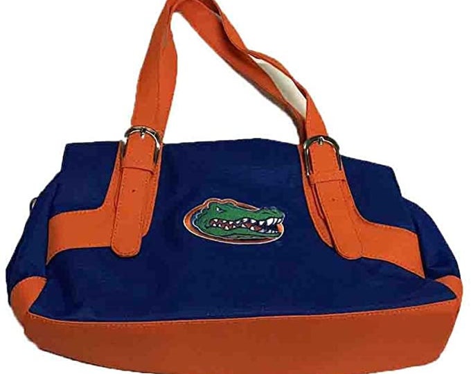 Florida Gators 13" x 8" x 4" Orange & Blue Purse Handbag