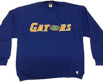 Florida Gators Blue Sweatshirt Head Logo For O in Gators