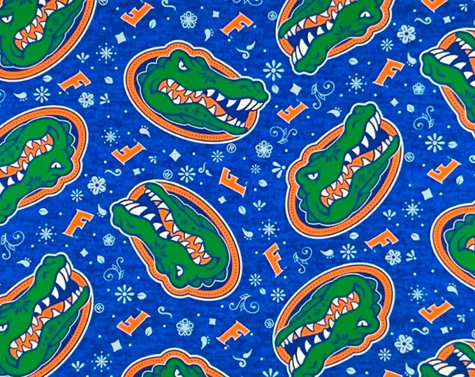 Florida Gators 100% Cotton Fabric - Sugar