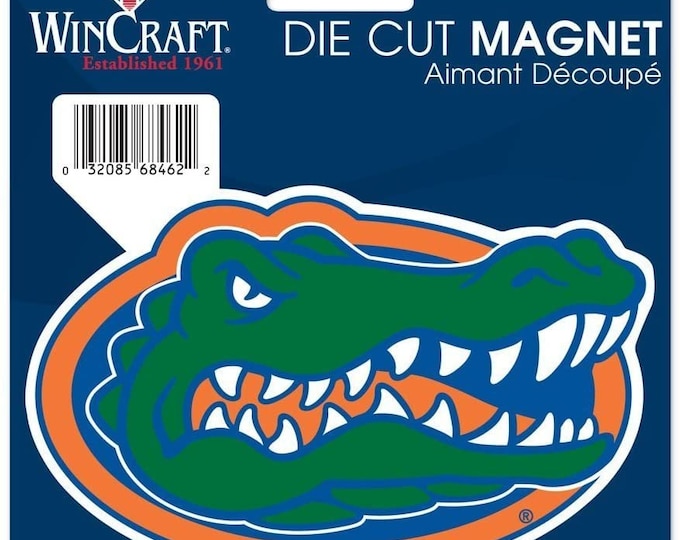 Florida Gators Head Logo 5" x 3" Magnet