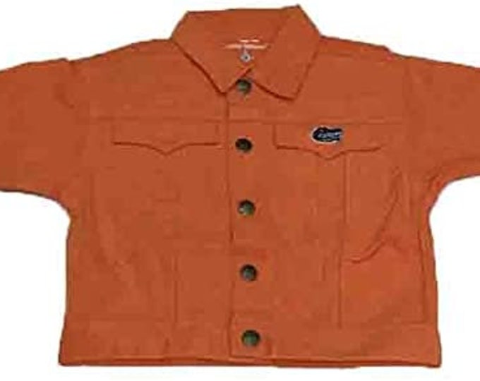 Florida Gators Toddler Embroidered Denim Jacket ( Choose Color )