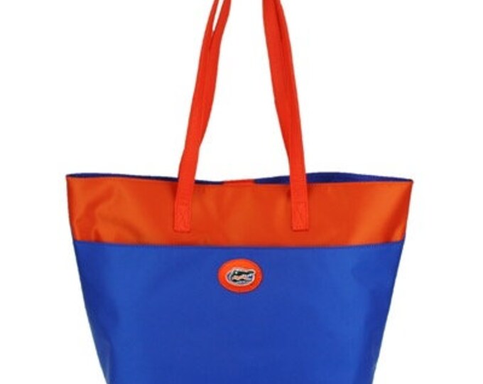 Florida Gators 17" L x 11" H x 7" W Orange and Blue Tote