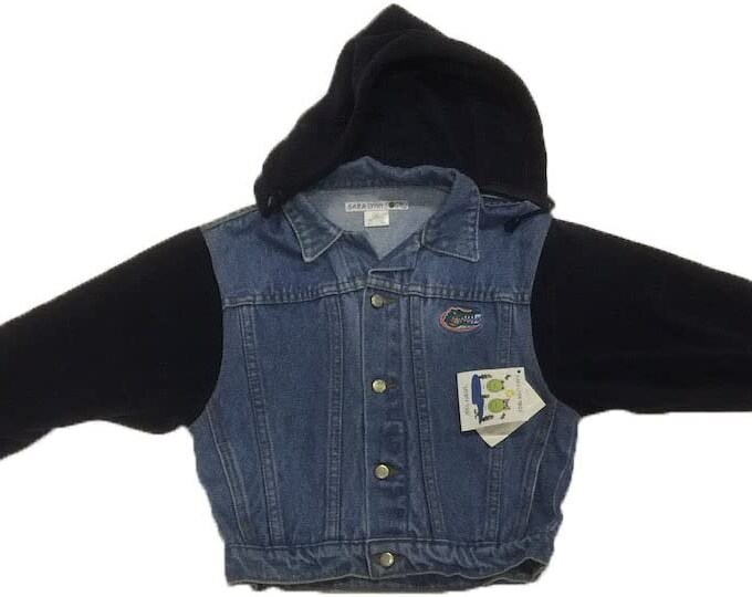 Florida Gators Kid's Denim Jacket with Removable Hood