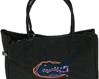 Florida Gators Black Embroidered Handbag