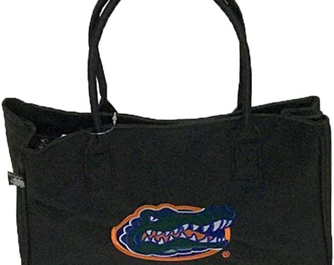 Florida Gators Black Embroidered Handbag