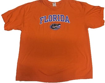 Florida Gators Orange Florida Head Logo T-Shirt Tee