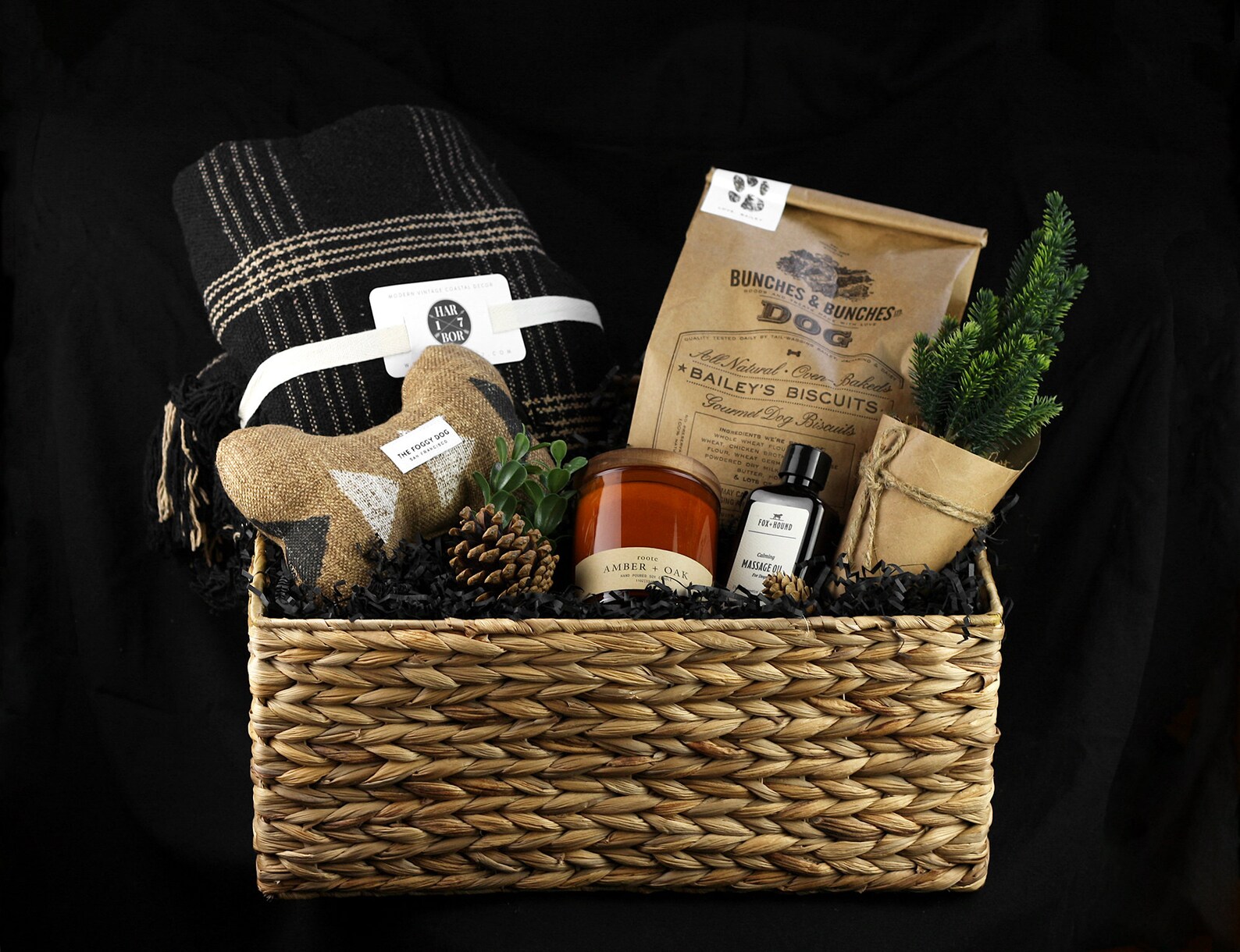 Dog Gift Basket Specialty Personalized Gift for Dog Lover Etsy