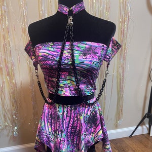 MADE TO ORDER Deep in the Jungle 4pc skirt set