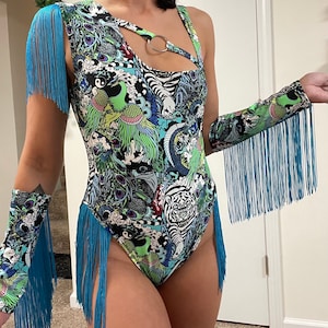 MADE TO ORDER Deep in the Jungle 2pc bodysuit set
