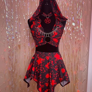 MADE TO ORDER Bloody Hell 4pc skirt set