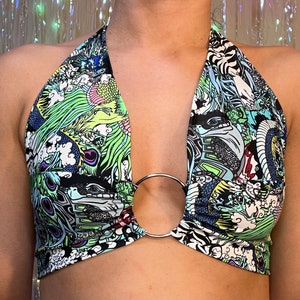 MADE TO ORDER Deep in the Jungle halter top