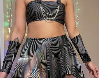 MADE TO ORDER Illuminate 4pc skirt set