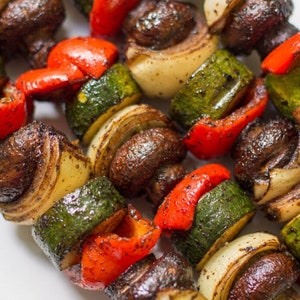 Marinated and Grilled Vegetable Kabobs Recipe