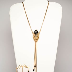 Handmade Gold Iconic Necklace Art nouveau style