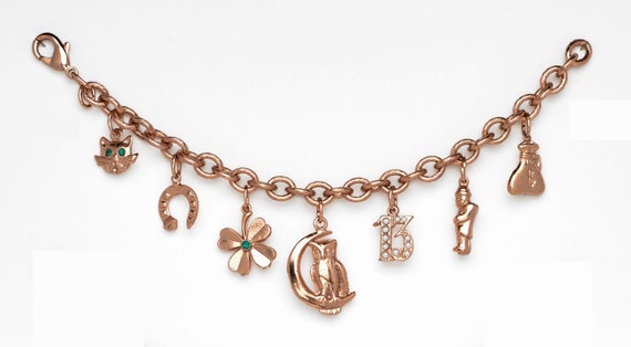 Victorian gold charms sale