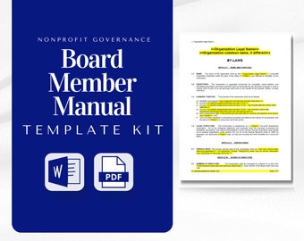 The Essentials | Nonprofit Board Member Template Bundle