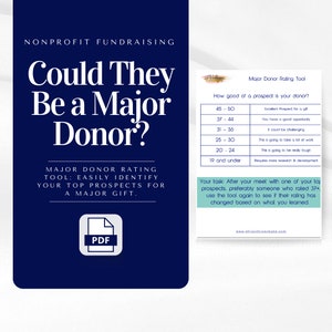 Major Donor Rating Tool | Fundraising with Individuals | Individual Giving | Personal Gifts | Major Gifts | Moves Management